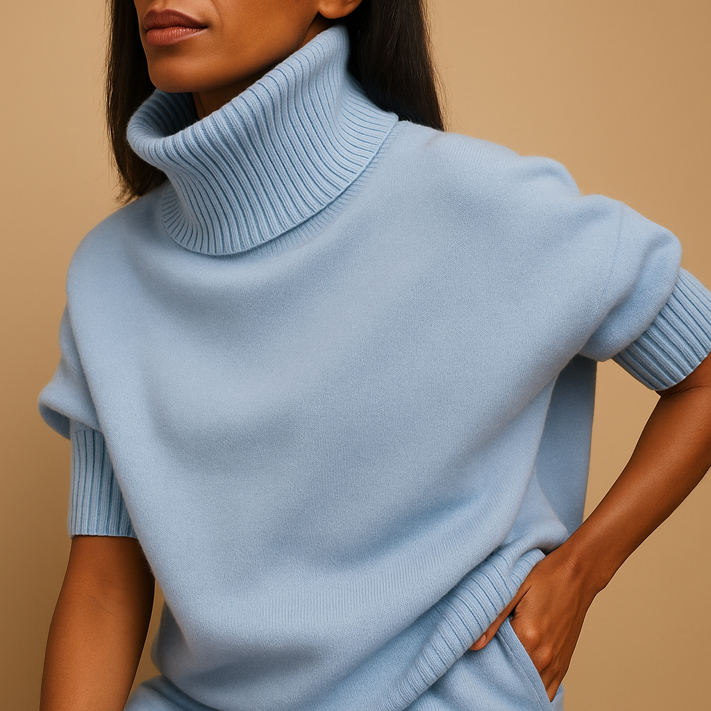 Women’s Oversized Turtleneck Jumper – Relaxed and Flattering Fit