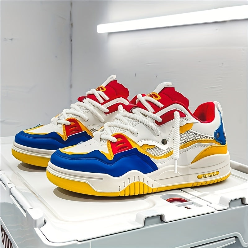 Men’s Chunky Trainers with Thick Sole – Sporty Casual Style