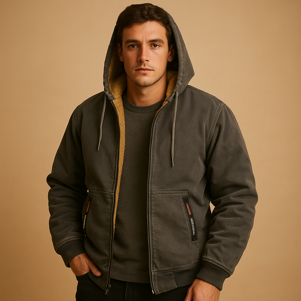 Men’s Zip-Up Cardigan – Warm & Versatile Knitwear