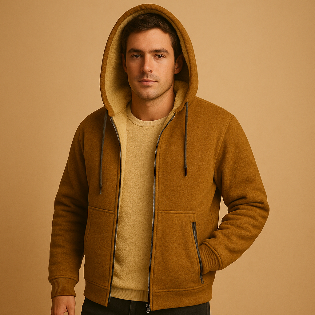 Men’s Zip-Up Cardigan – Warm & Versatile Knitwear
