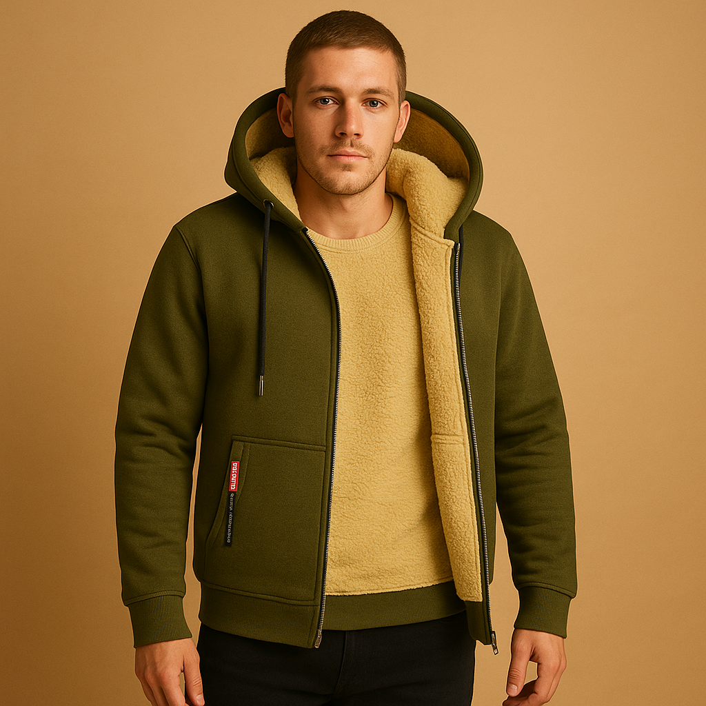 Men’s Zip-Up Cardigan – Warm & Versatile Knitwear