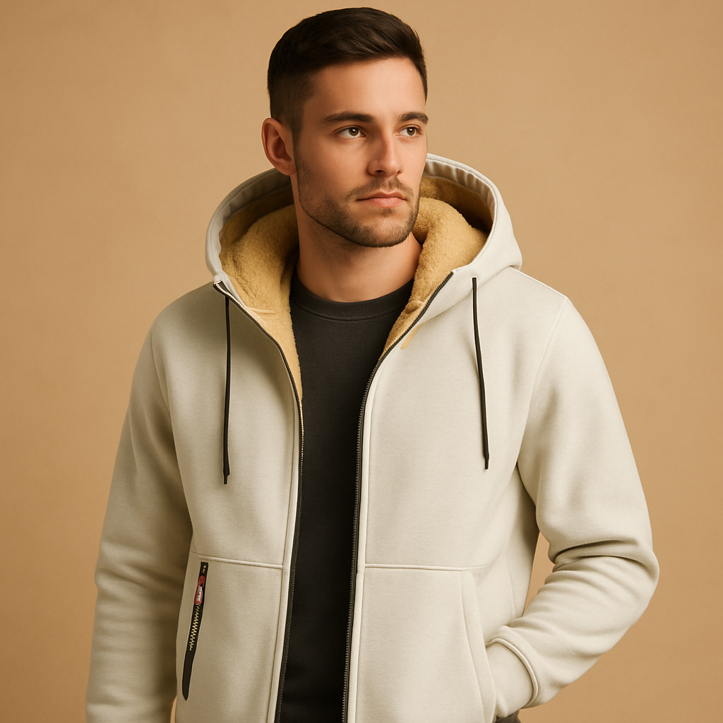 Men’s Zip-Up Cardigan – Warm & Versatile Knitwear