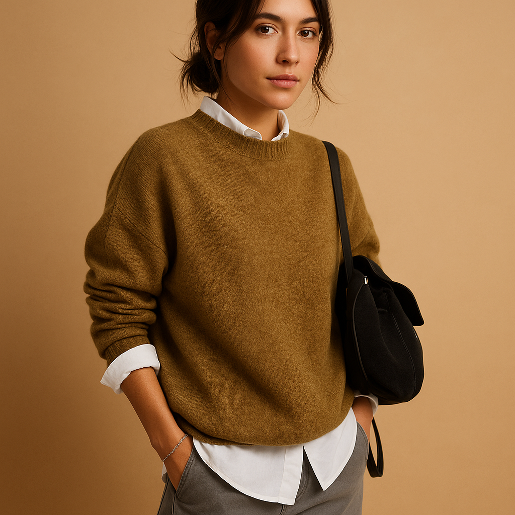 Women's Wool Jumper – Elegant Fit with Minimalist Design