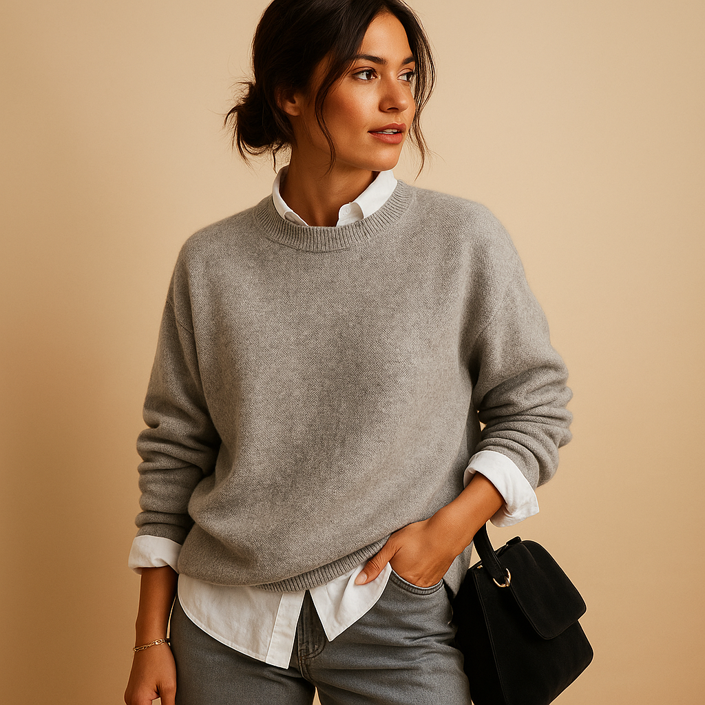 Women's Wool Jumper – Elegant Fit with Minimalist Design