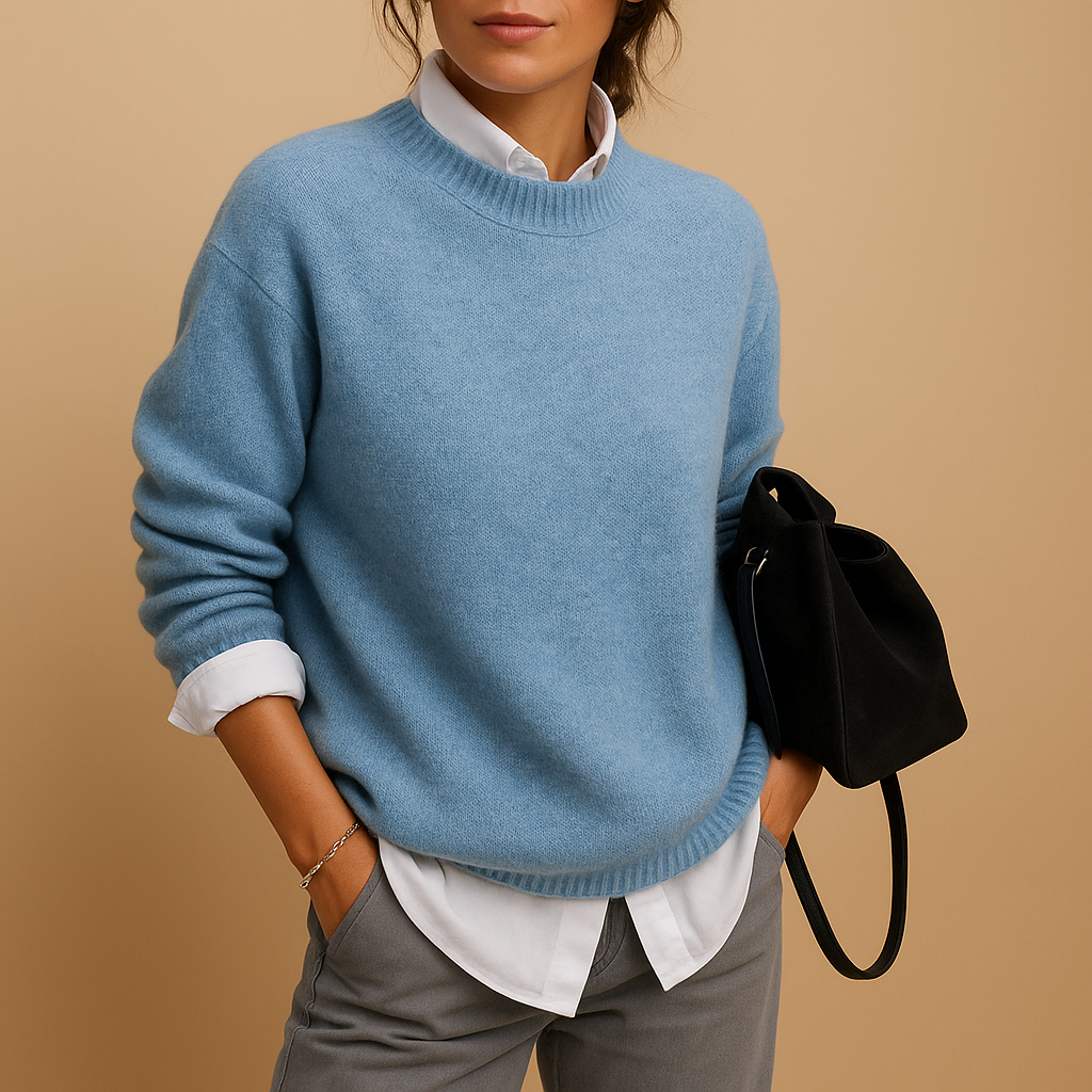 Women's Wool Jumper – Elegant Fit with Minimalist Design