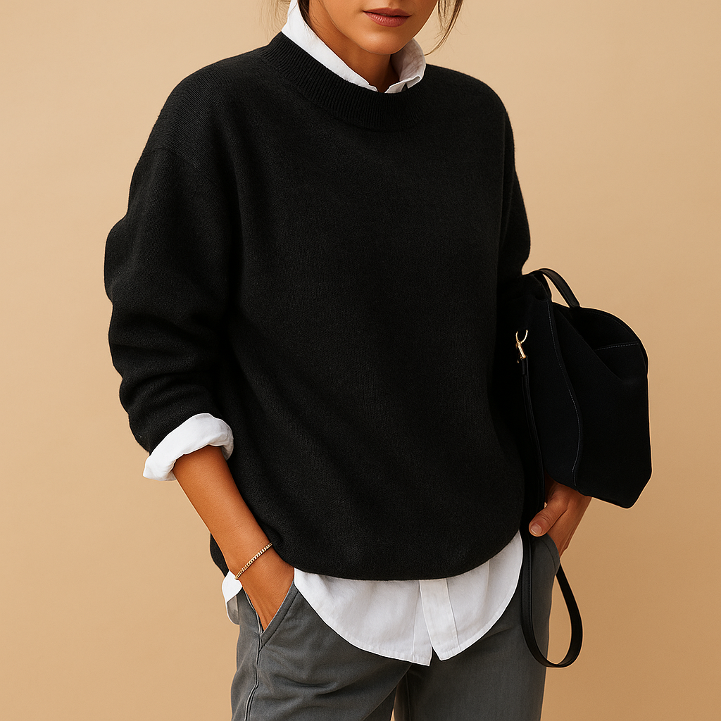 Women's Wool Jumper – Elegant Fit with Minimalist Design
